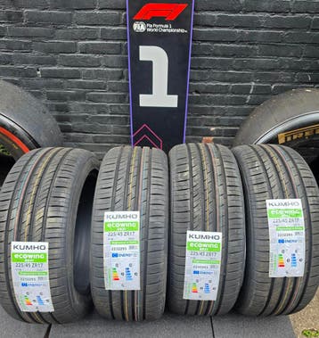 225/45r17 91W Kumho Nieuwe Banden, Auto-onderdelen, Banden en Velgen, Ophalen, Nieuw, 17 inch, Band(en)
