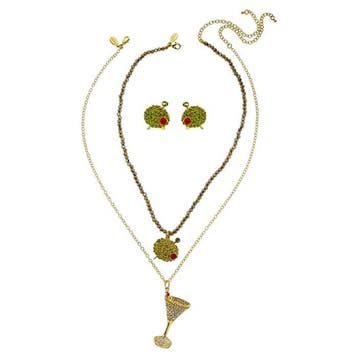 Heidi Daus - Martini-cocktailset van Swarovski-kristallen -