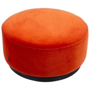 Flamant Poef Lucas, Ø 60, Oranje - Nieuw in verpakking -, Ophalen of Verzenden, Nieuw, Rond