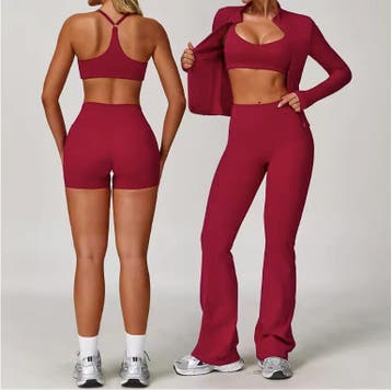 Dames Sportset 2/3-Delig – Yoga Set Top en Legging, Verzenden, Nieuw