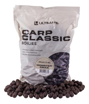 Ultimate Carp Classic Boilies 20mm 5kg - Monstercrab, Verzenden, Nieuw, Overige typen