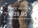 Schapenvacht BONTE Natuurlijke schapenhuid schapenvel €39,95, Ophalen of Verzenden, Nieuw