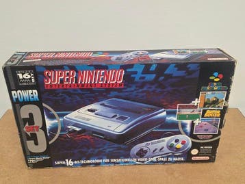 Nintendo - Snes - Very RARE - Big Box 16-BIT Power Set 3, Nieuw