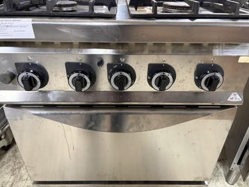 Bertos G7F4E+FG1 Gasfornuis met Oven, Zakelijke goederen, Ophalen of Verzenden, Gebruikt