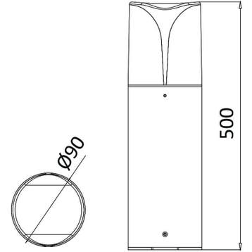 LED Tuinverlichting - Staande Buitenlamp - Brinton Milan -, Staande lamp, Nieuw, Ophalen of Verzenden, Led