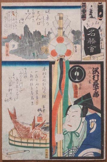 /The Flowers of Edo, with Pictures of Famous