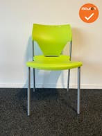 Vergader- Kantinestoel - IOKO - Groen, Zakelijke goederen, Vergader- of Presentatieruimte, Ophalen of Verzenden, Gebruikt, Stoel