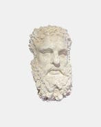 sculptuur, Mascherone Ercole Farnese - 55 cm - Gips