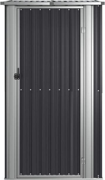 Tuinschuur -  metaal - 118,5x97x209,5 - cm - gegalvaniseerd, Verzenden, Nieuw