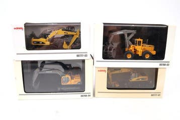 Märklin H0 - Modeltreinvoertuigen (4) - Vier bouwvoertuigen, Hobby en Vrije tijd, Nieuw