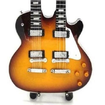Miniatuur replica Gibson Les Paul gitaar - Don Felder Eagles, Ophalen of Verzenden, Nieuw, Pop, Beeldje of Miniatuur