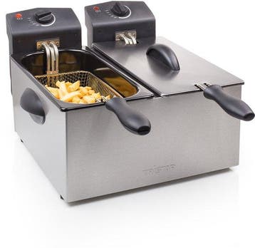 Tristar Frituurpan 6 liter - FR-6937 - Dubbele Friteuse 2x, Verzenden, Nieuw