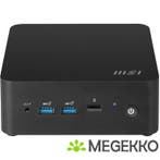 MSI CUBI NUC AI 1UMG-019BEU PC/workstation barebone Zwart, Verzenden, Nieuw, MSI