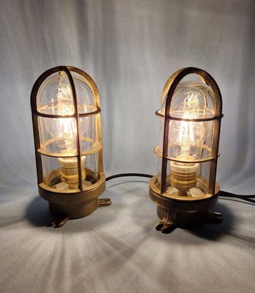 IR- Industria Rotterdam Gangway light, Korflamp (2) -