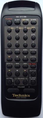 Afstandsbediening Technics RAK-CH121WH, Ophalen of Verzenden, Nieuw, Origineel