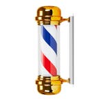 AS barbierspaal (70 cm) - Met verlichting en rotatiefunctie, Verzenden