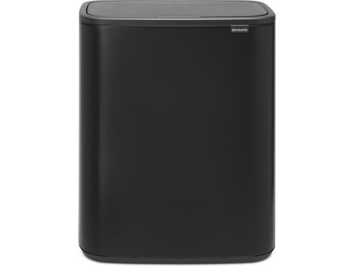 Brabantia Bo Touch Bin - Prullenbak - 60 liter - Matt Black, Huis en Inrichting, Woonaccessoires | Prullenbakken, Zo goed als nieuw