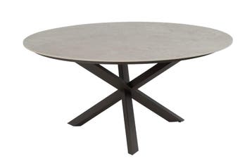 Taste Prado ronde tuintafel keramiek Ø160 cm. - Terre, Verzenden, Nieuw, Rond, Overige materialen