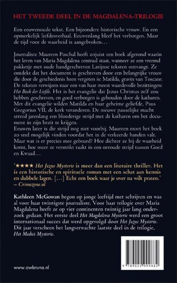 Het Jezus mysterie / De Magdalena trilogie / 2 9789022999882, Boeken, Verzenden, Zo goed als nieuw, Kathleen McGowan