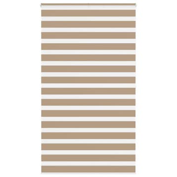 Zebra gordijn 120x200 cm - Zandbruin - 60% korting, Ophalen of Verzenden, Gebruikt, Bruin
