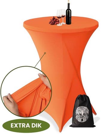 Statafelrok Oranje - 80-85 x 110 cm - 2 jaar garantie - Ext, Verzenden, Nieuw