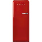 €1299 Smeg FAB28LRD5 combi-koelkast Vrijstaand 270 l D Rood, Ophalen of Verzenden, Nieuw, 160 cm of meer