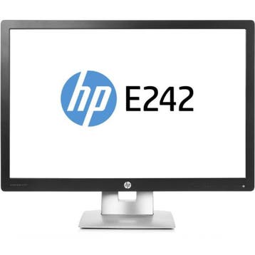 HP EliteDisplay E2421920x1200 - DP - HDMI - VGA - Zwart., Computers en Software, Pc- en Netwerkkabels, Verzenden, Refurbished