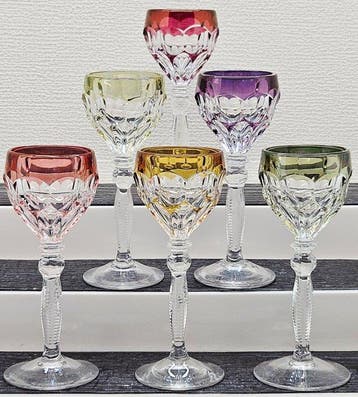 |- (6) x *Exquisites Set - Hofbauer Kristall* (Germany) -