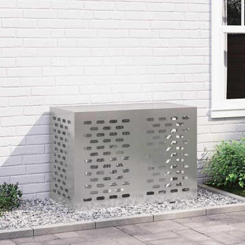 vidaXL Airconditioner hoes zilver 100 x 50 x 70 cm Roestvrij, Verzenden, Nieuw