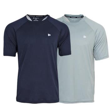 Donnay Donnay Heren - 2-Pack - Sport T-shirt André - Navy &, Kleding | Heren, Verzenden, Nieuw