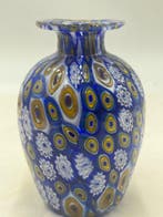 Livio Campanella - Vaas - Muranoglas - Vaas met gekleurde