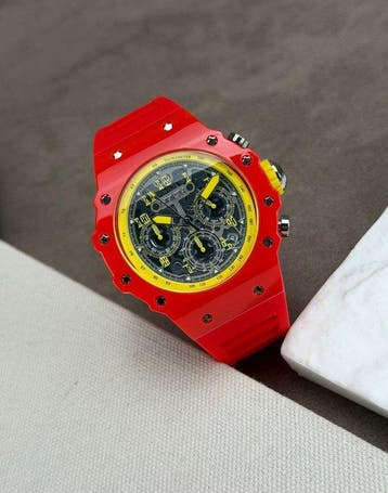 Invicta - Racing Red/Yellow - Zonder minimumprijs - IN-69659, Sieraden, Tassen en Uiterlijk, Nieuw