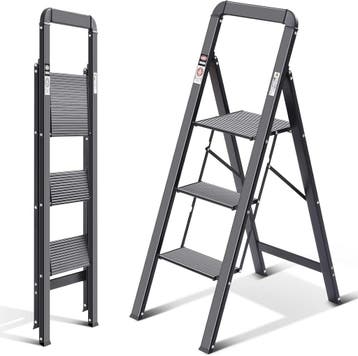 Trapladder 3 treden Aluminium | Retourdeal 34% Korting, Doe-het-zelf en Verbouw, Trap, Ophalen of Verzenden, Zo goed als nieuw