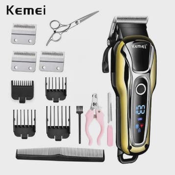 Kemei KM-1990 Professionele Oplaadbare Trimmer voor Huisdier, Verzenden, Nieuw