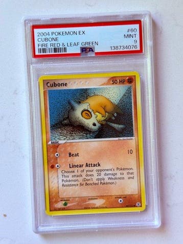 Pokémon - 1 Graded card - Cubone #60 - PSA 9 - Various sets, Nieuw