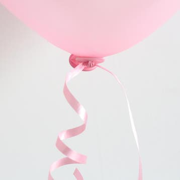 Ballon Sluiters Met Lint Roze (100st), Ophalen of Verzenden, Nieuw
