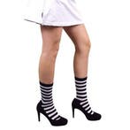 Gestreepte kousen blauw/wit, Verzenden, Nieuw, Feestartikel