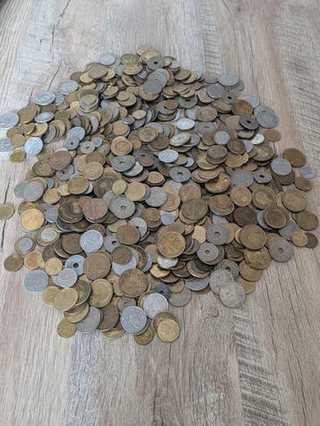 Frankrijk. Lot de 3 kgs de monnaie française (Zonder