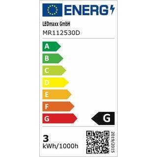 LEDmaxx LED MR11 2.5W/827 38º 180lm 12V GU4 dimbaar Ø3.5cm, Ophalen of Verzenden, Nieuw