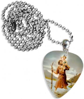 Plectrum kogelketting Heilige Christoffel, Verzenden, Nieuw, Kleding