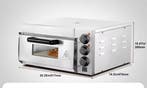 Elektrische Pizza Oven RVS met Pizzasteen Timer Dubbel, Witgoed en Apparatuur, Ovens, Verzenden, Nieuw