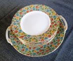 Richard Ginori - Dessertservies (7) - Porselein, Goud -