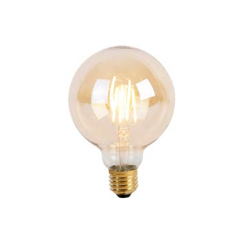 Set van 5 E27 3-staps dimbare LED lamp G95 Goldline 5W 530, Verzenden, Nieuw