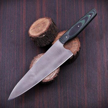 Custom Hand-Forged Premium Chefs Knife - Tafelmes - Staal,