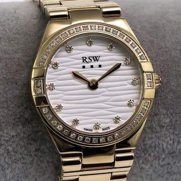 RSW - Swiss Diamond Watch - RSWL156-GG-D-1 - Zonder, Nieuw