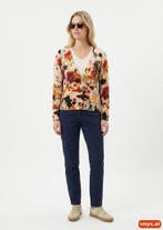 PURPLISH Truien Dames maat S Cream multi-colour Vintage, Ophalen of Verzenden, Nieuw