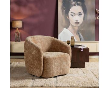 Fauteuil Yara | Cinnamon, Ophalen of Verzenden, Nieuw