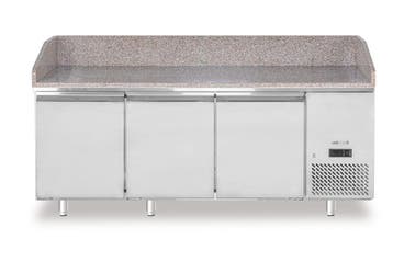 Arktic Pizzawerkbank Met Granieten Werkblad | 3-Deurs | 375L, Ophalen of Verzenden, Nieuw