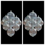 Wandkandelaar (2) - Glas, Antiek en Kunst, Antiek | Lampen