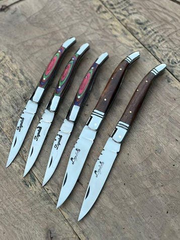 Keukenmes - Kitchen knife set - Laguiole Bougna Met Bee